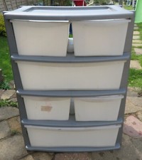 6 Draw Plastic Storage Unit