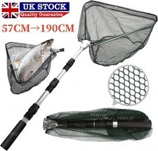 Landing Net Telescopic Pole Folding Extending Fly Trout Carp Course Sea Fishing