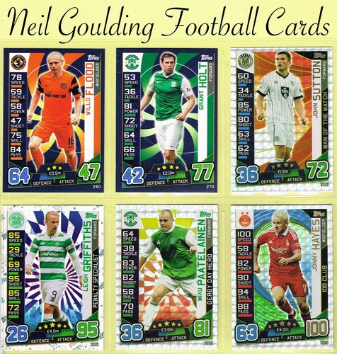 Topps spfl match attax 2016 - match, 2016-17
