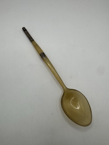 Antique horn spoon whistle - antique,