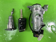 VW GOLF MK7 LOCK SET IGNITION BARREL DRIVER DOOR LOCK KEY FOB BLADE 2016-2020
