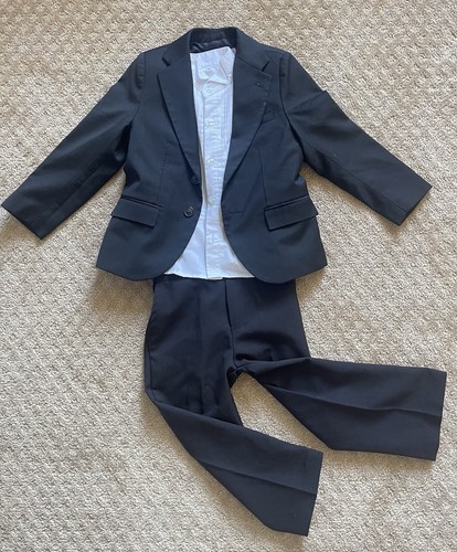 Zara boys black suit - boys, 4/5