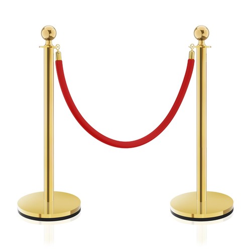 Stanchion posts gold set - gold, 2
