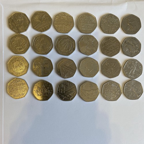 Collectable 50p coins - collectable,