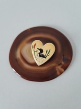 Vintage handmade ceramic heart
