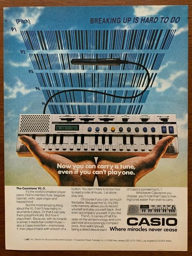 1982 casio casiotone - 1982,