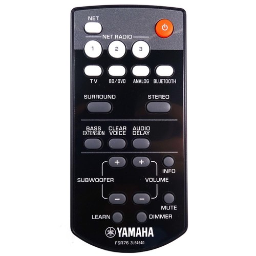 Yamaha yas 306 soundbar remote - yas-306,