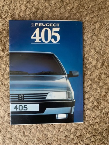 Peugeot 405 car sales - 405, brochure