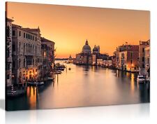 Beautiful Sunrise in Venice Grand Canal Framed Canvas Print Wall Art Home Decor
