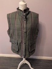 Walker And Hawkes - Ladies Derby Tweed Bayston Gilet UK size 20 Wool Blend 
