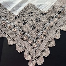 Vintage Cotton Tablecloth with