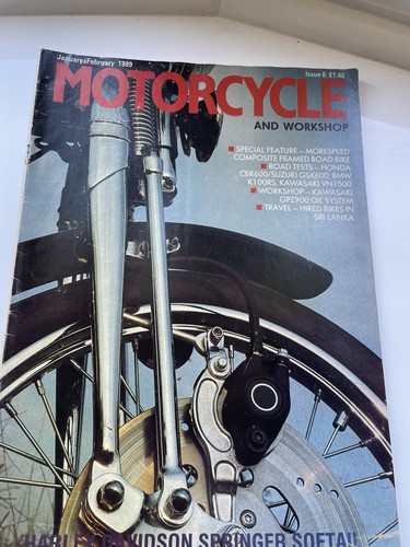 Motorcycle and workshop - and,