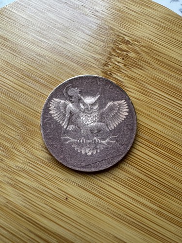 Owl coin perfect off - 1,