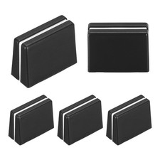 Universal Fader Knobs, Black Mixer Fader Caps Plastic for DJ Console, 5Pcs