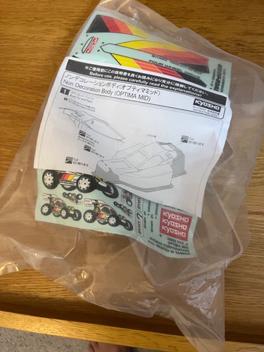 Body shell kyosho - optima, mid