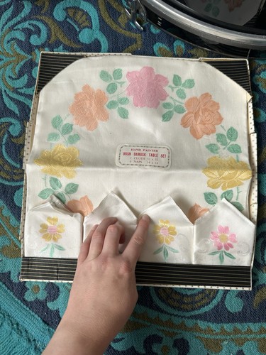 Vintage irish damask - vintage,