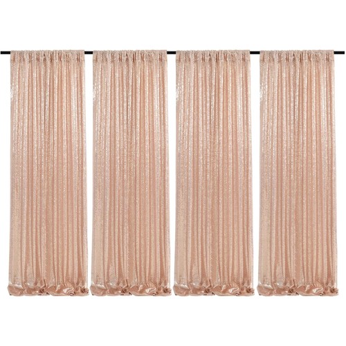 Dazzling rose gold sequin - rose,