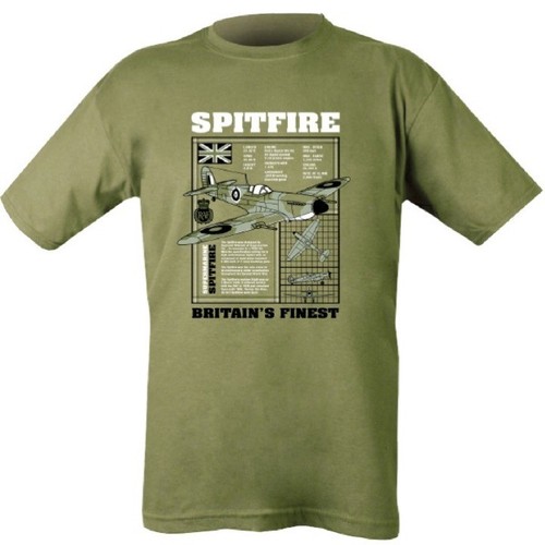 Military spitfire shirt - t-shirt, mens