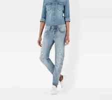 G-Star Raw Jeans  Arc 3D Low Boyfriend Distressed Light Aged Restored Denim NEW