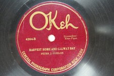 Peter J. Conlon - OKEH 4264 - Harvest Home And Galway Bay - Irish Accordion
