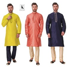 Kacery Men's Indian Designer Dupin Kurta Pajama Ethenic Outfit    CM510