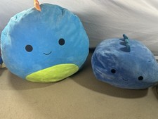 Squishmallows Blue Dinosaur