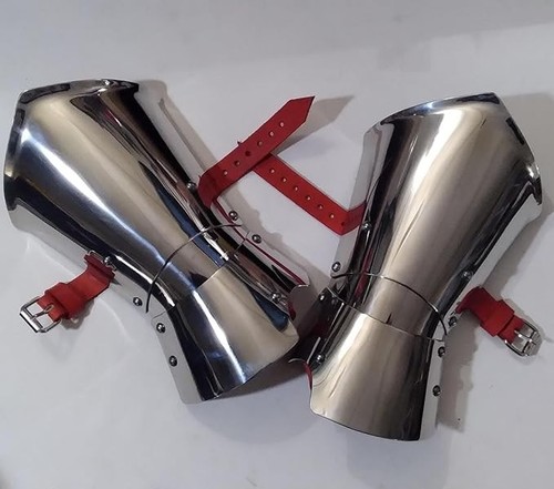 Medieval demi gauntlets with - medieval,