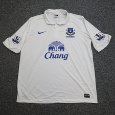 Everton Shirt Extra Large White Third Kit 2012 2013 Nike Soccer Jersey