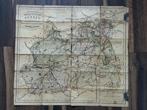 Cruchley road railway map - road,