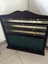 Snooker Score Board Vintage