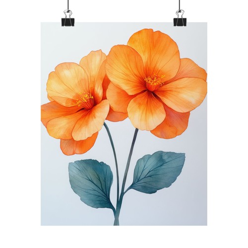 Boho orange begonias flower - begonias,