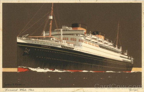 Cunard white star georgic - cunard,