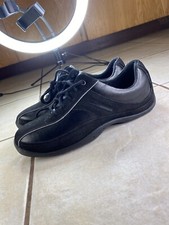 CLARKS WOMEN'S RUNNING/BIKING SHOES BLACK LEATHER SIZE 7.5 72311