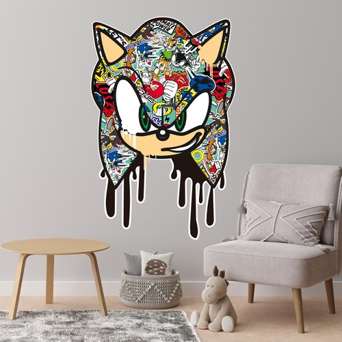 Sonic the hedgehog wall - the,