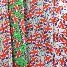 Polycotton Fabric Hearts Union