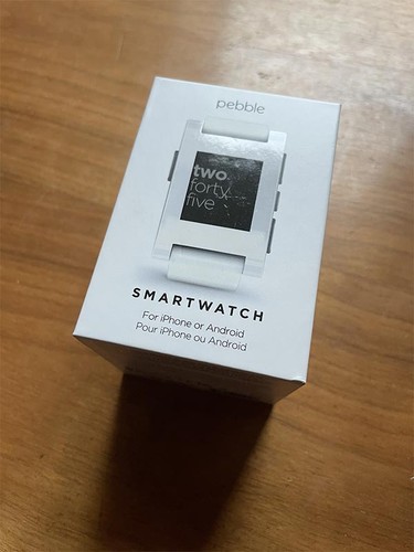 Pebble smartwatch - (2014),