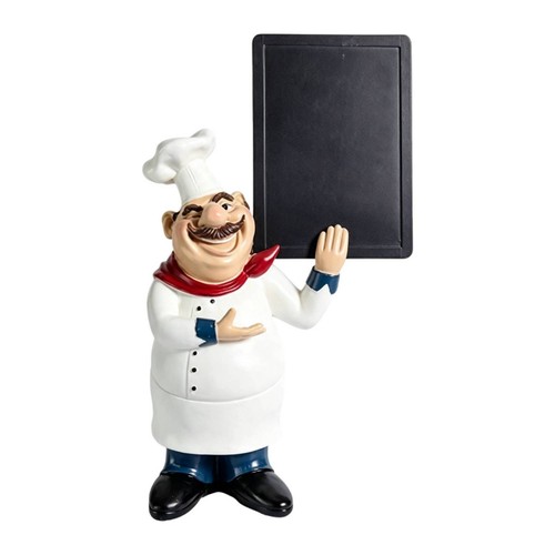 Chef figurine with message - chef,