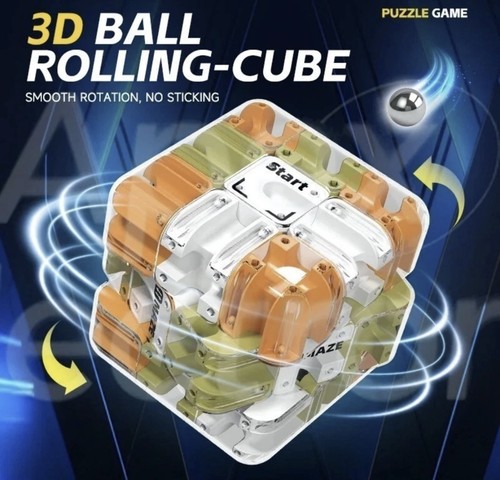 Maze cube puzzle large - -,