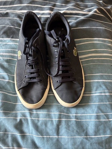 Lacoste larond trainers navy - larond,