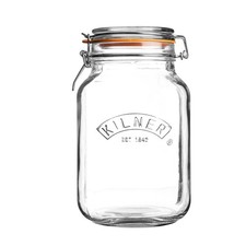 Storage Jar 2L Square Glass