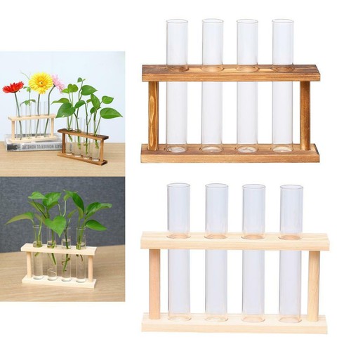 Wooden test tube stand hole - test, 6