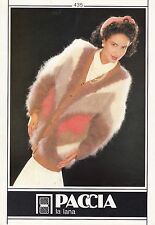 PACCIA LA LANA LADIES JACKET KNITTING PATTERN - ONE SIZE 34-38"
