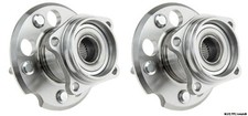 2 x Rear Wheel Bearing & Hub