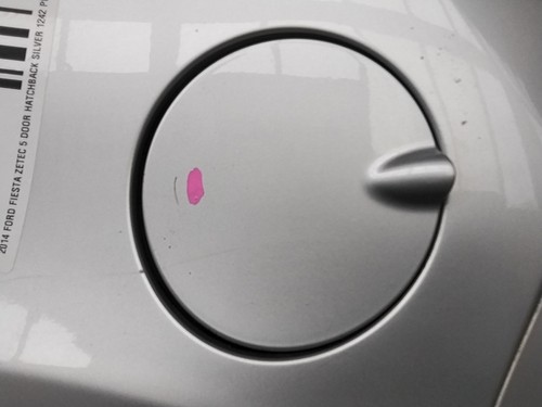 Fuel filler flap silver ford - filler,