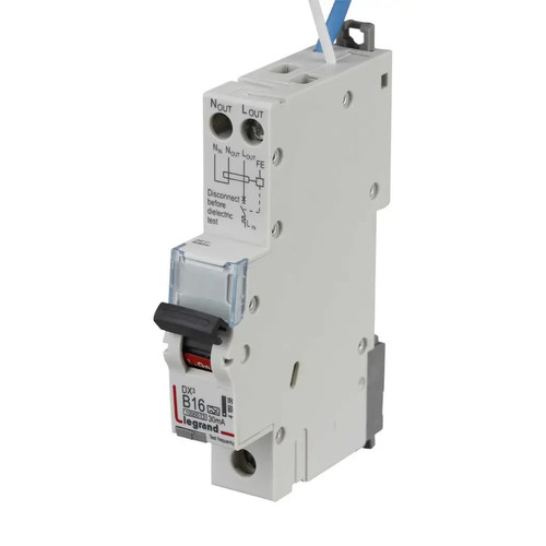 Legrand 16a rcbo - dx3, b16