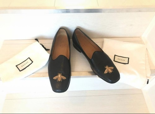 Gucci embroidered bee shoes - embroidered,