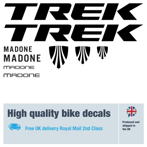 Trek madone bike decals - trek,