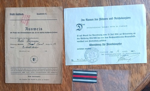 Wwii german document - german, lot