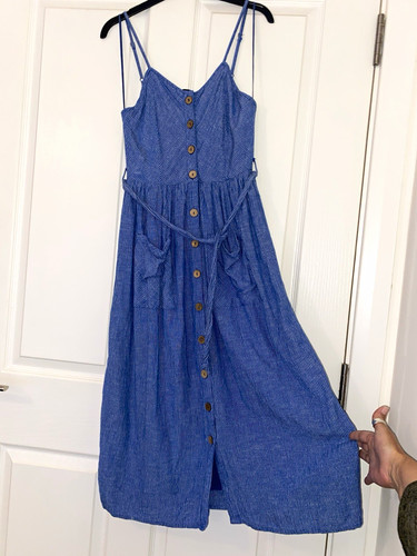 Ladies blue striped - ladies, 10