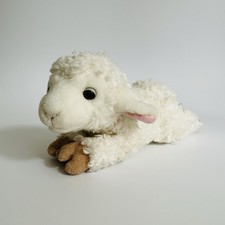 Ganz Webkinz Signature Lamb Soft Toy Cuddly Plush USED Stuffed Farm Animal 10.5”